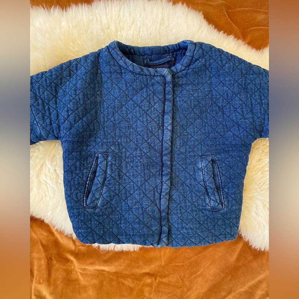 Gap Quilted Denim Jacket